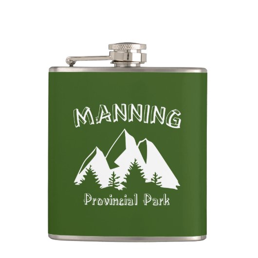 Manning Provincial Park Flachmann (Vorderseite)