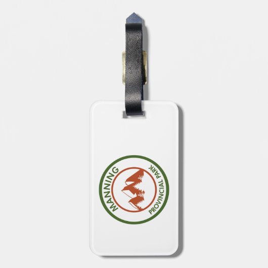 Manning Provincial Park Gepäckanhänger (Rückseite vertikal)