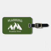 Manning Provincial Park Gepäckanhänger (Vorderseite horizontal)