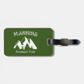 Manning Provincial Park Gepäckanhänger (Rückseite horizontal)