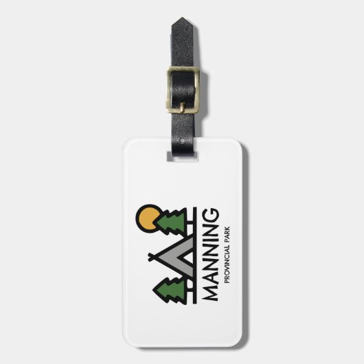 Manning Provincial Park Gepäckanhänger (Vorderseite vertikal)