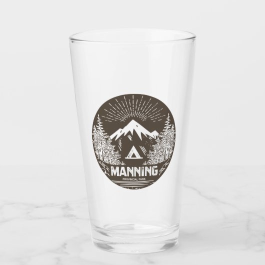Manning Provincial Park Glas (Vorderseite)