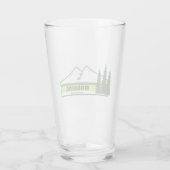Manning Provincial Park Grüne Streifen Glas (Rückseite)