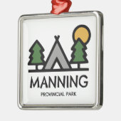 Manning Provincial Park Ornament Aus Metall (Links)