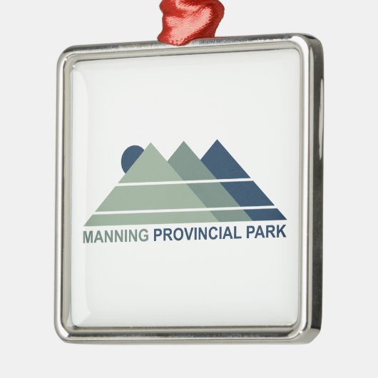 Manning Provincial Park Ornament Aus Metall (Links)