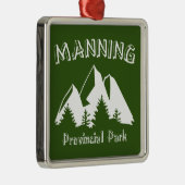 Manning Provincial Park Ornament Aus Metall (Rechts)