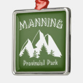 Manning Provincial Park Ornament Aus Metall (Links)
