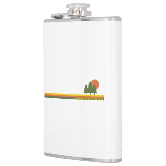 Manning Provincial Park Pine Trees Flachmann (Links)