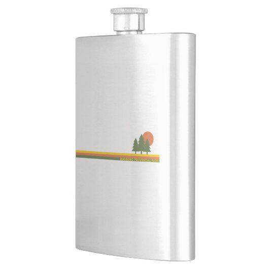 Manning Provincial Park Pine Trees Flachmann (Links)