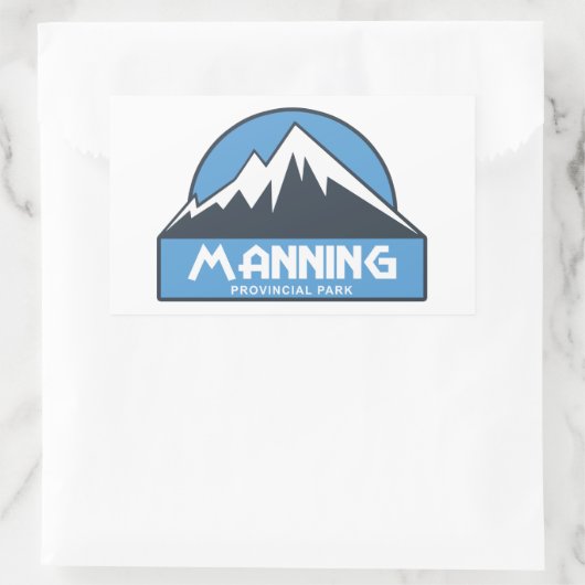 Manning Provincial Park Rechteckiger Aufkleber (Tasche)
