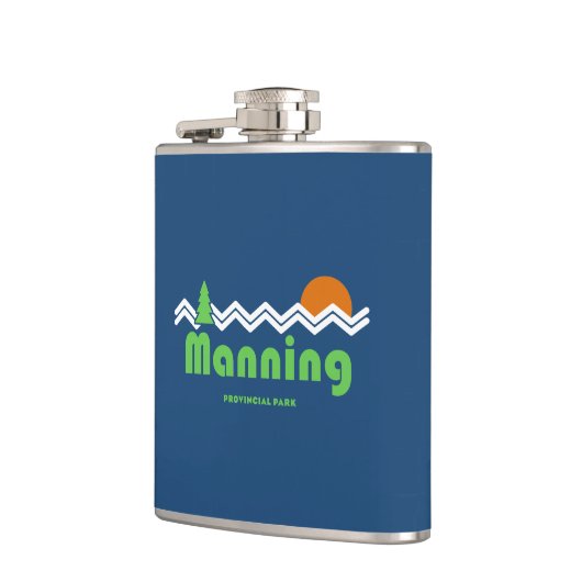 Manning Provincial Park Retro Flachmann (Links)