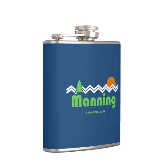 Manning Provincial Park Retro Flachmann (Rechts)