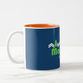 Manning Provincial Park Retro Zweifarbige Tasse (Links)
