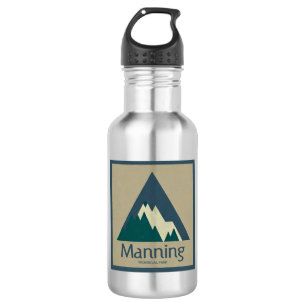 Manning Provincial Park Rustic Edelstahlflasche