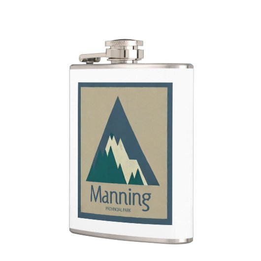 Manning Provincial Park Rustic Flachmann (Links)