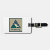 Manning Provincial Park Rustic Gepäckanhänger (Vorderseite horizontal)