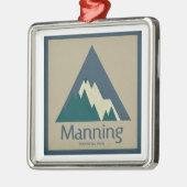 Manning Provincial Park Rustic Ornament Aus Metall (Links)