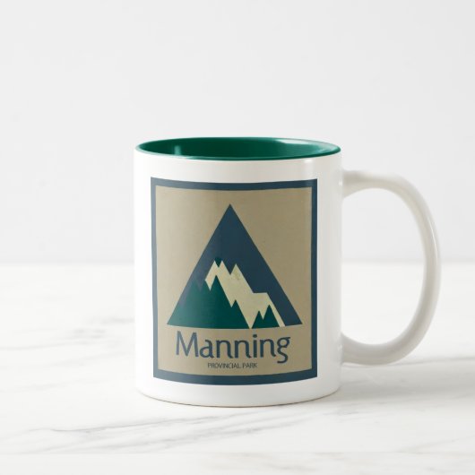 Manning Provincial Park Rustic Zweifarbige Tasse (Rechts)