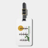 Manning Provincial Park Trail Gepäckanhänger (Vorderseite vertikal)