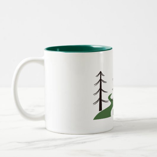 Manning Provincial Park Trail Zweifarbige Tasse (Links)