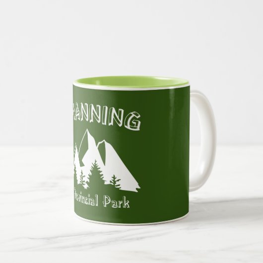Manning Provincial Park Zweifarbige Tasse (VorderseiteRechts)