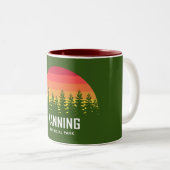 Manning Provincial Park Zweifarbige Tasse (VorderseiteRechts)