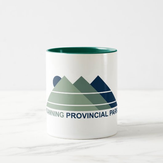 Manning Provincial Park Zweifarbige Tasse (Mittel)
