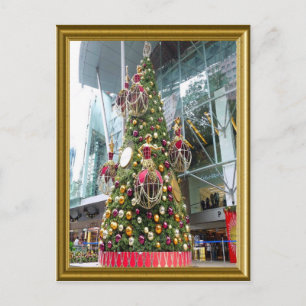 Manniquin Weihnachtsbaum Feiertagspostkarte