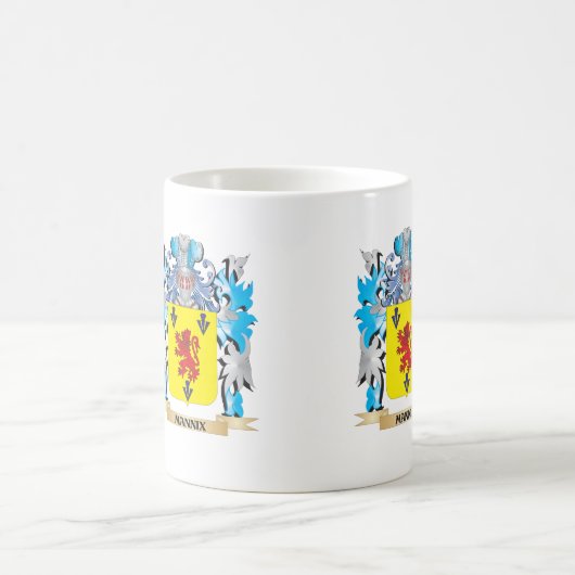 Mannix Wappen - Familienwappen Kaffeetasse (Mittel)