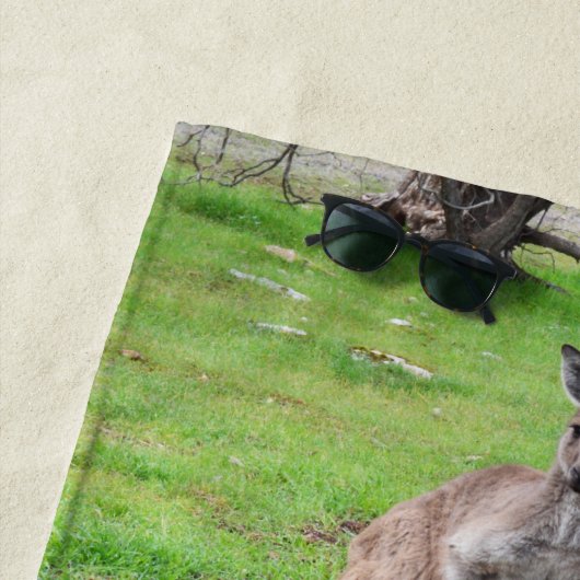 Männlich australisch Kangaroo, Strandtuch (Beispiel)