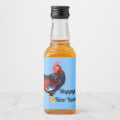 männlich galinaktisch, Hahn Personalisiert Alkoholflaschenetikett (Vorderseite)