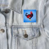 männlich Gallinacus, Hahn Button (Beispiel)