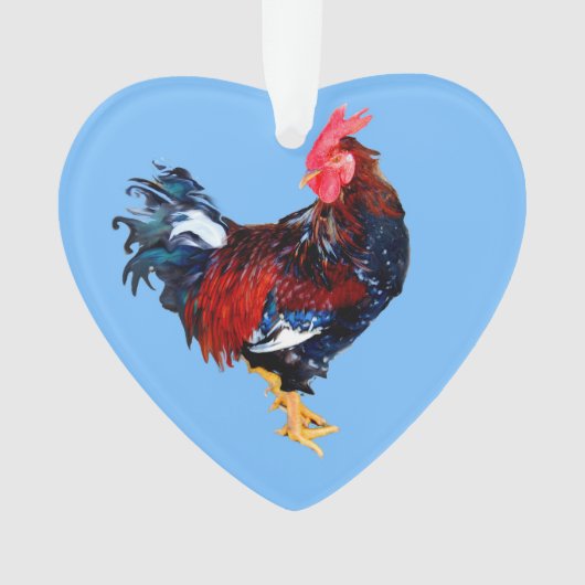 männlich Gallinacus, Hahn Ornament (Vorderseite)
