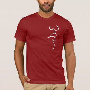 MÄNNLICH KÜSSEND LINKE SEITE - WEISS -.png T-Shirt