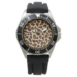 Männlich, Leopardenmuster, Tiger Armbanduhr