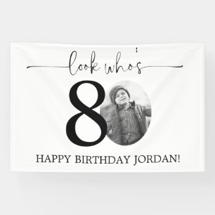 Männlich Schau mal wer 80 ist Foto 80. Geburtstag Banner