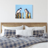 Männlich und weiblich Baumschlucken Leinwanddruck (Insitu (Schlafzimmer))