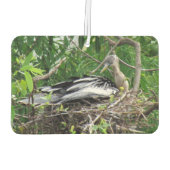 Männlich (vorne) und Weiblich (hinten) Anhinga Autolufterfrischer (Rückseite)