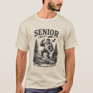 Männliche Abschlussfeier 2026 Absolvent Senior Sch T-Shirt