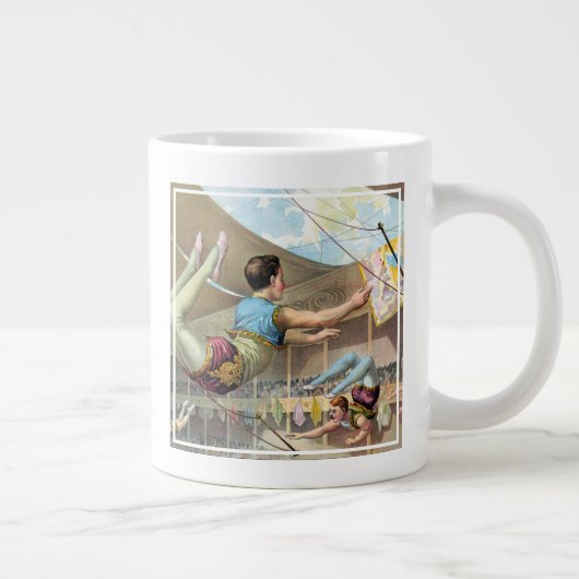 Männliche Akrobaten, Darstellend an einem Zirkus Jumbo-Tasse (Rechts)
