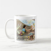Männliche Akrobaten, Darstellend an einem Zirkus Kaffeetasse (Links)