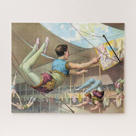 Männliche Akrobaten, Darstellend an einem Zirkus Puzzle (Horizontal)