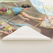 Männliche Akrobaten, Darstellend an einem Zirkus Sherpadecke (3/4)