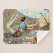 Männliche Akrobaten, Darstellend an einem Zirkus Sherpadecke (Vorderseite (Horizontal))