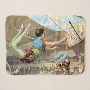 Männliche Akrobaten, Darstellend an einem Zirkus Sherpadecke