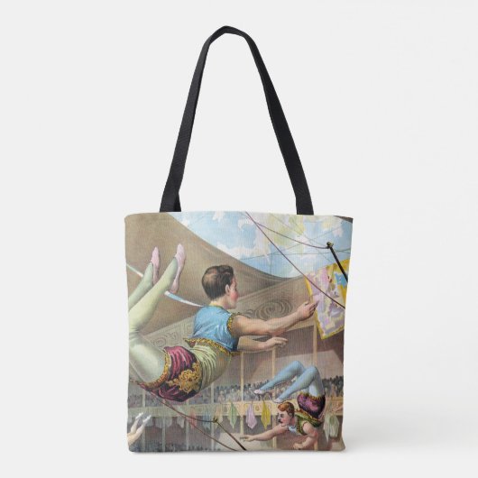 Männliche Akrobaten, Darstellend an einem Zirkus Tasche (Rückseite)