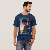 Männliche Anime-Geschenkfigur T-Shirt (Vorne ganz)