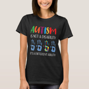 Männliche Autismus ist keine Behinderung, sondern T-Shirt