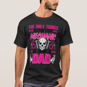 Männliche Auto Arbeitnehmer Papa besser als Mechan T-Shirt