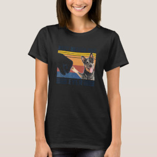 Männliche Beste australische Rinder Vater je Hunde T-Shirt